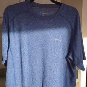 Eddie Bauer Motion Men’s XL Blue Athletic Performance T-Shirt